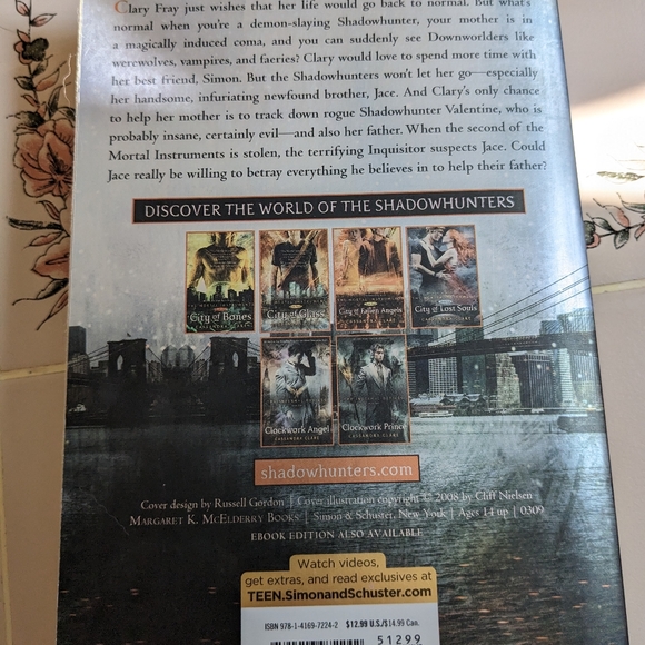 The Shadowhunter Chronicles Lot - City Of Ashes & Clockwork Prince Paperback - Picture 9 of 11